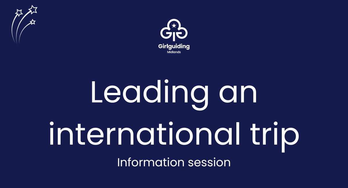 Leading an international trip information session